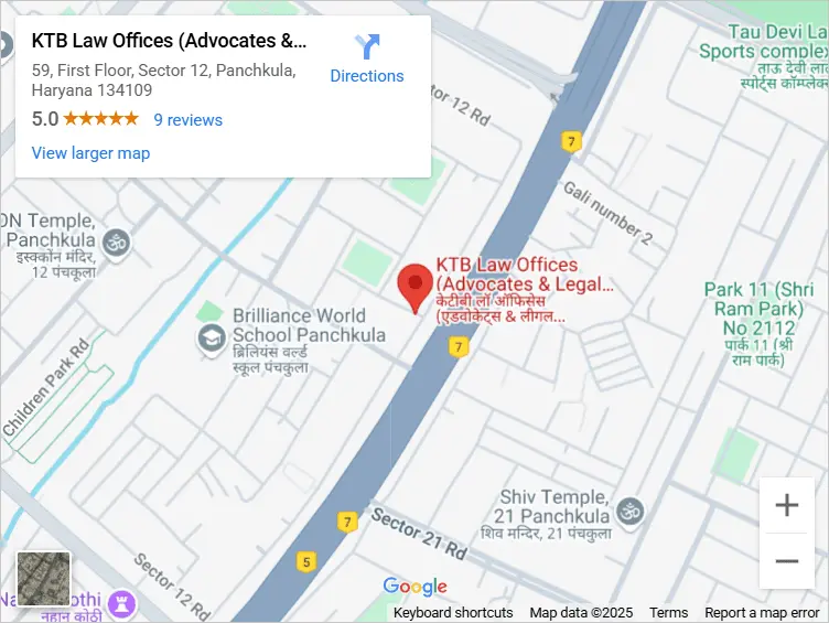 Get Directions to KTB Legal